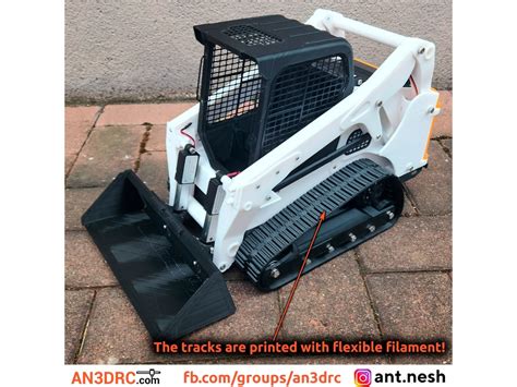 3d printed rc skid steer|3d printed rc skidster.